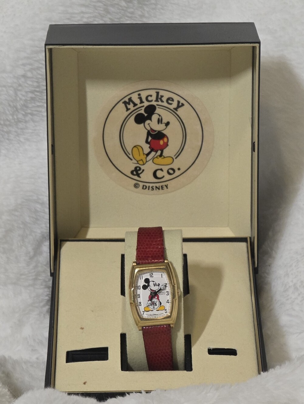 Sekio Mickey Mouse 3Y03-0049 12MM Vintage Seiko
